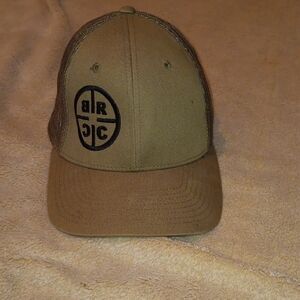 Brown Mesh Cap with Logo